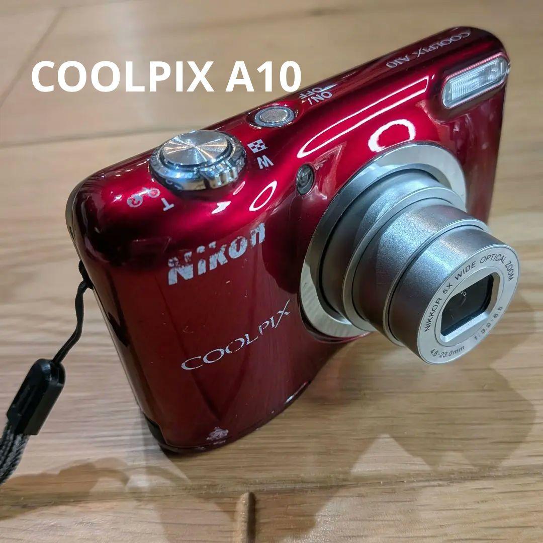 Nikon COOLPIX A10 赤色 コンパクトデジタルカメラ - メルカリ