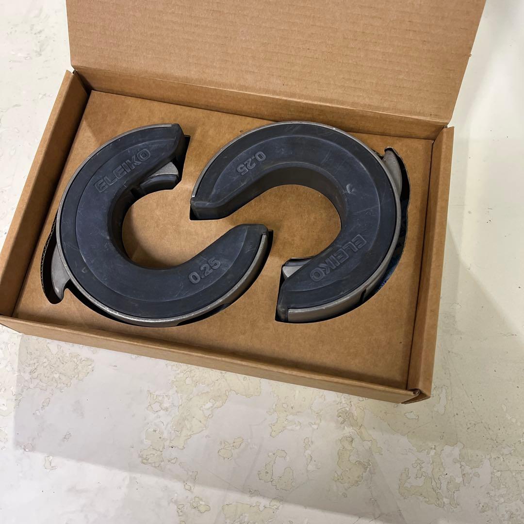ELEIKO バーベルクランプ 0.25kg 2個セット