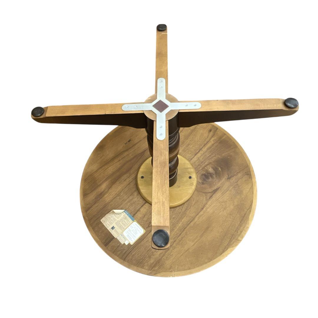 希少】飛騨産業 HIDA 穂高 円形ダイニングテーブル 105cm 国産 高級