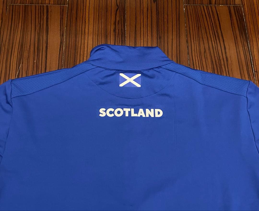 マクロン ラグビー スコットランド代表 ウォームアップジャケット L