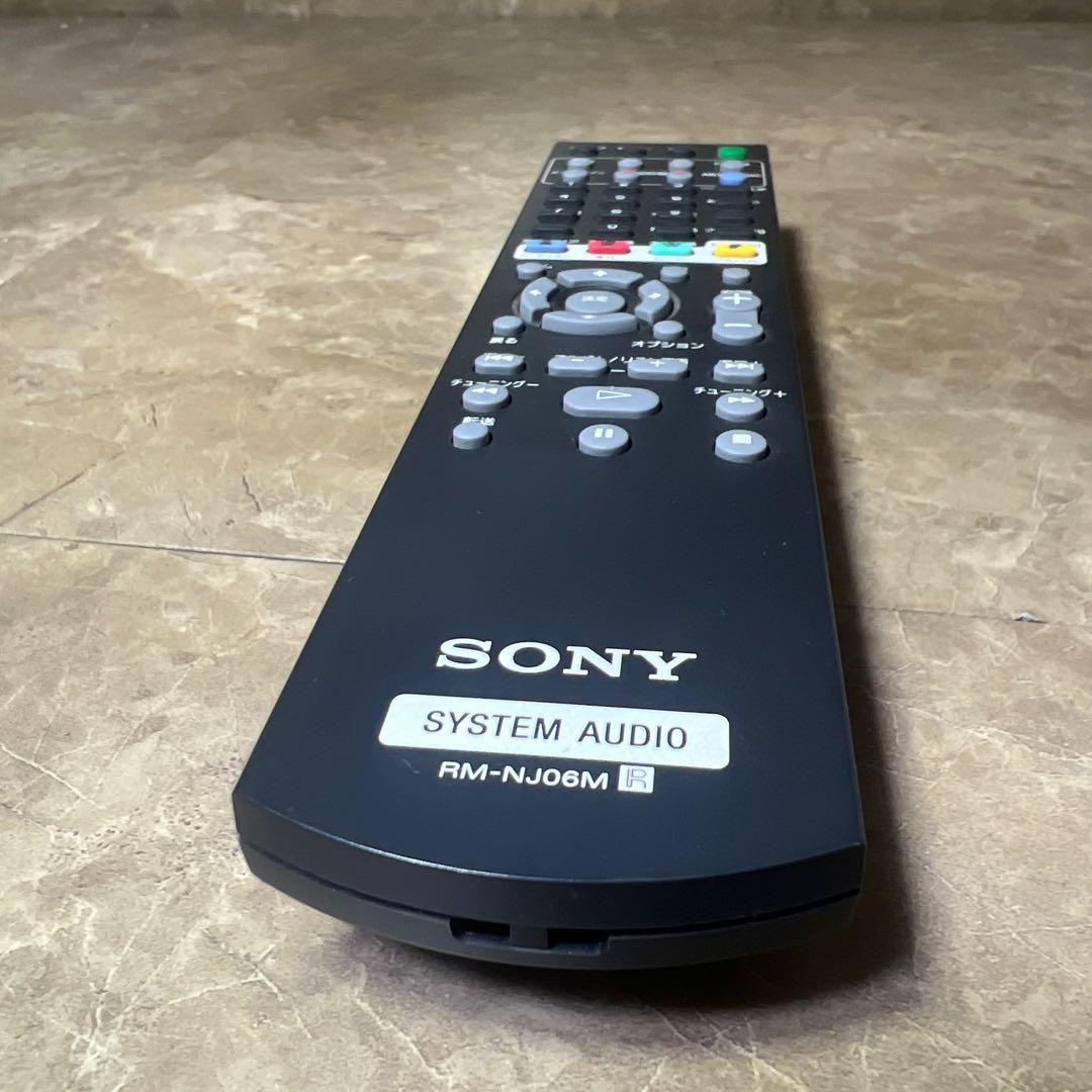 ソニー HDDコンポ リモコン RM-NJ06M 対応NAS-M700HD - メルカリ