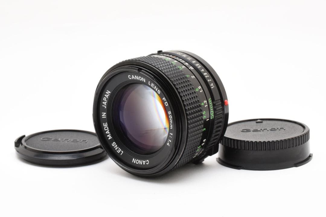 【美品】Canon New FD 50mm F1.4｜動作良好・単焦点レンズ 美品》 CANON NEW FD 50mm F1.4 キヤノン 単焦点オールドレンズ 中古