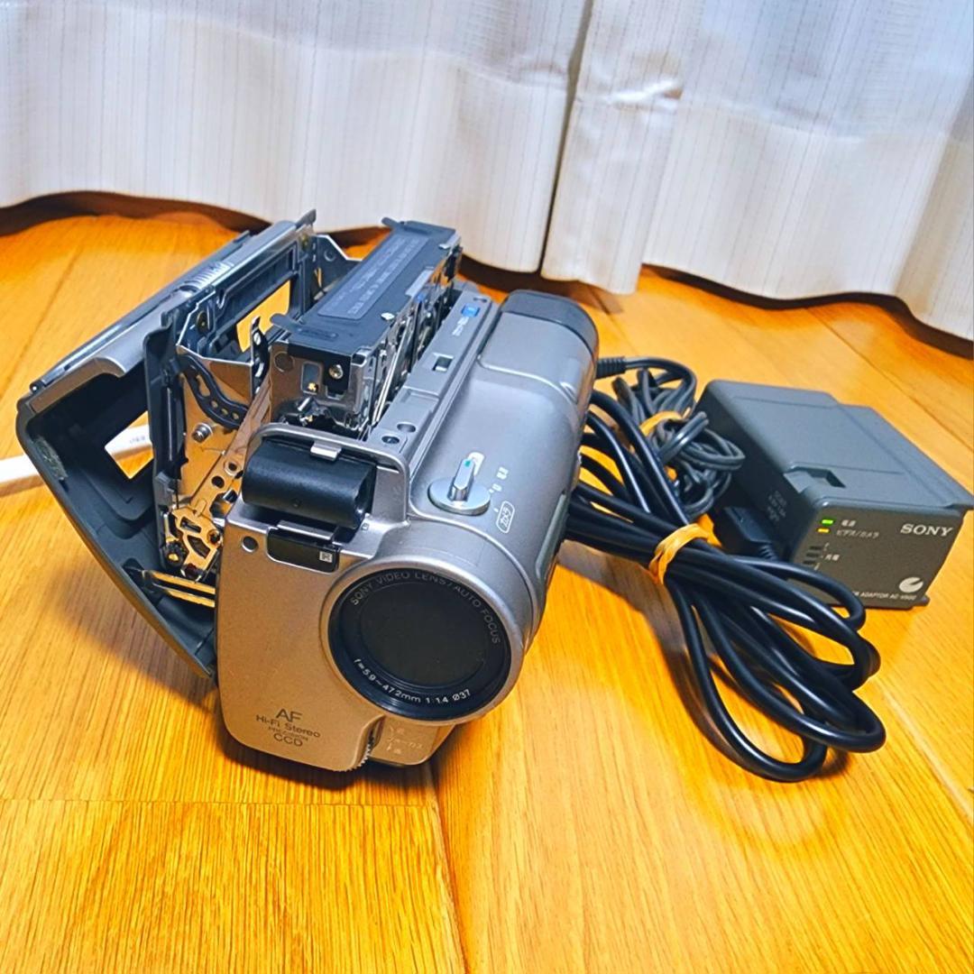 動作確認済】SONY 高画質 Hi8 ビデオカメラ ACアダプタ セット - メルカリ
