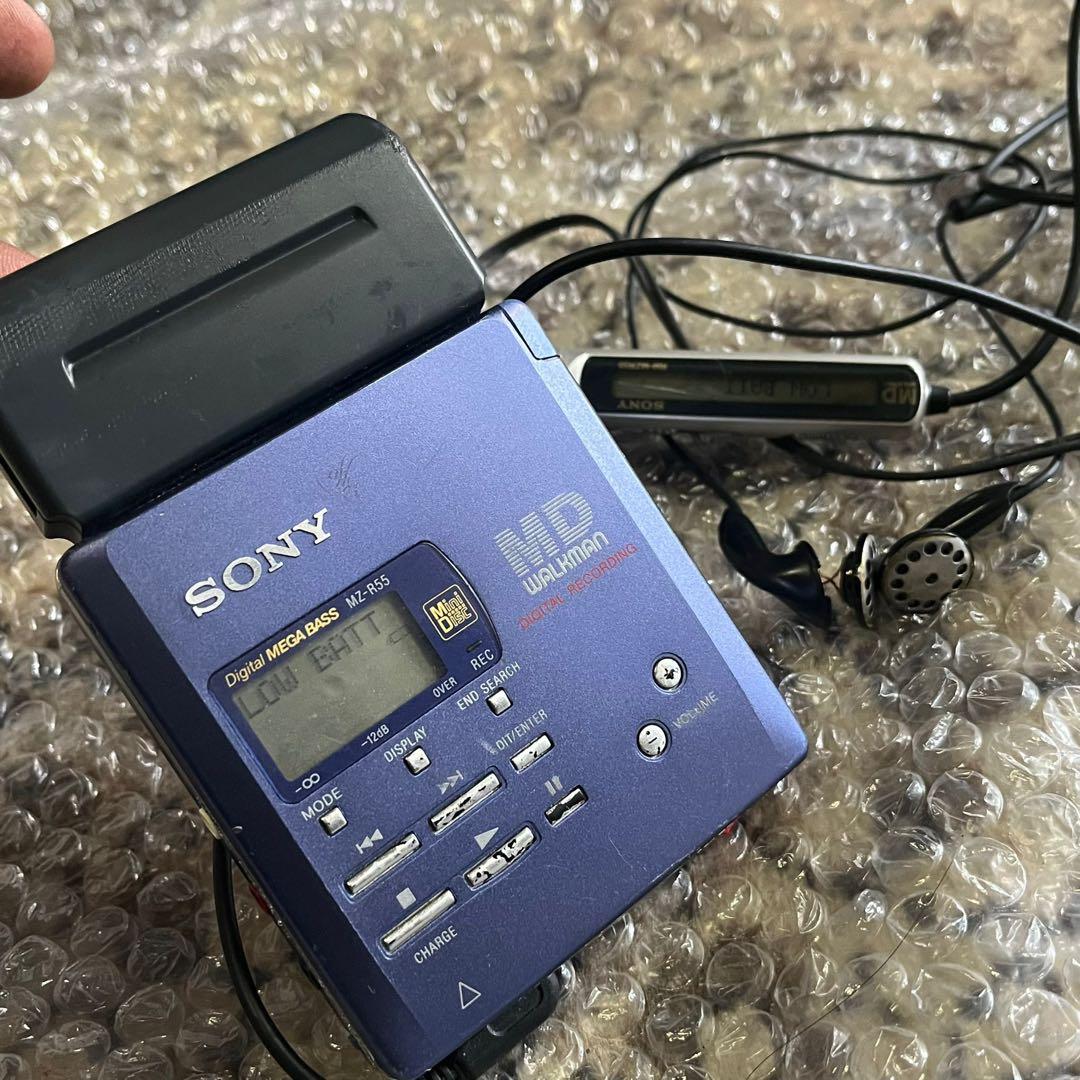 SONY MDウォークマン MZ-R55動作確認済み SONY ソニー MDウォークマン MDレコーダー MZ-R55 動作確認済 - メルカリ