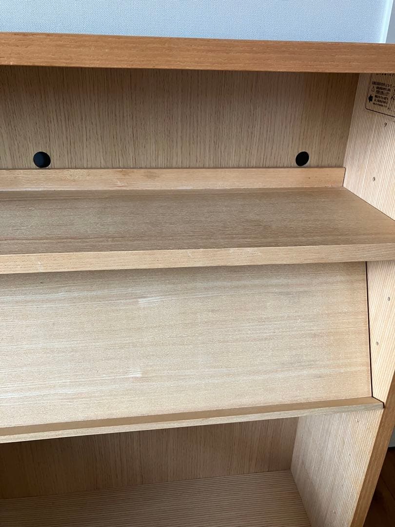 無印良品 本棚 薄型 木製収納 ロータイプ(販売終了品) - メルカリ