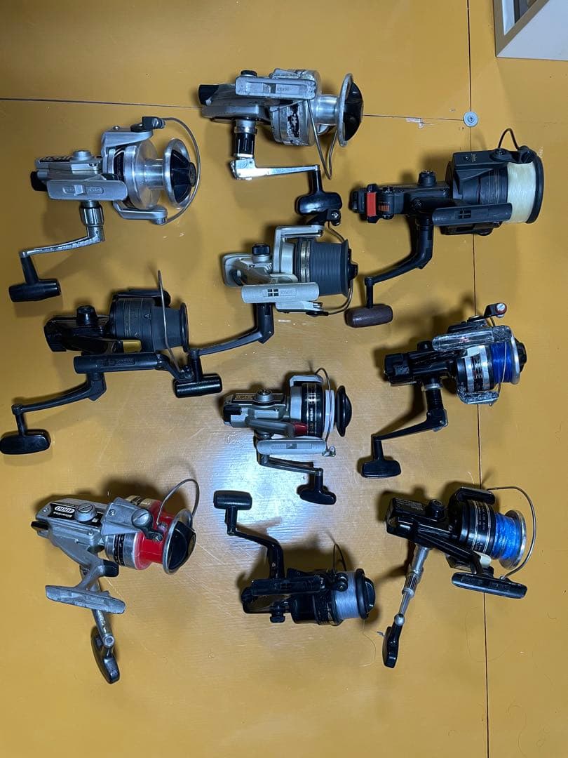 スピニングリールセット 10個 スピニングリール リール 3000番 バス釣り エギング ジギング 堤防釣り