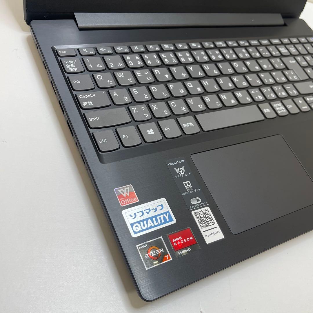 619 レノボ ideapad L340 Ryzen 7 3700U 8GB - メルカリ