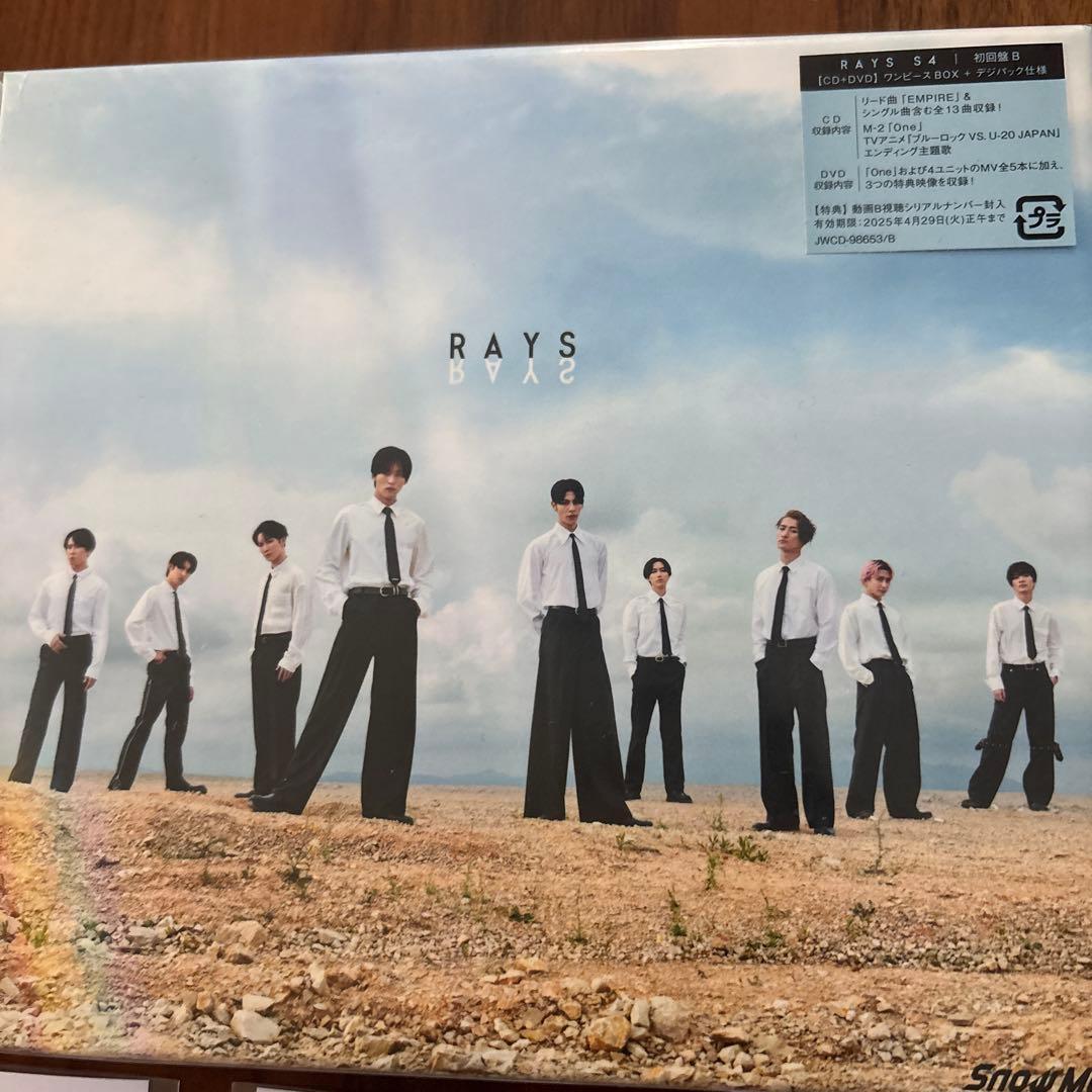 RAYS CD+DVDセット 初回盤B 男前選手権 特典付き - メルカリ
