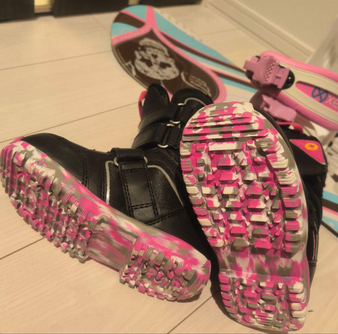 XERES 板 3点セット 板118cm 靴21cm キッズ 送料無料 - メルカリ