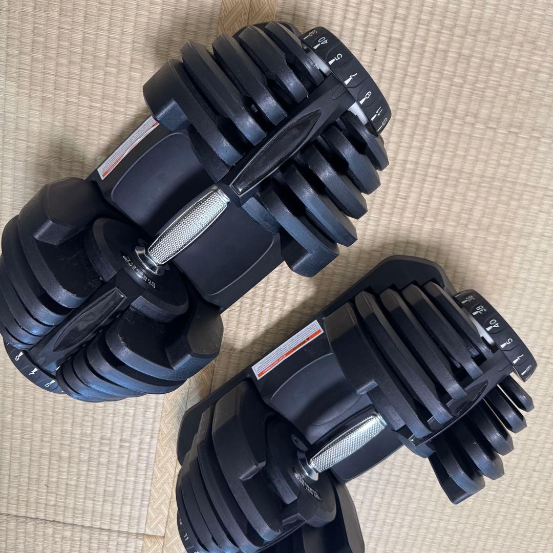 【直接取引　関東】可変式ダンベル 40キロ×2セット TOP FILM ダンベル 可変式 40kg 2個セット 可変式ダンベル 40kg 多機能