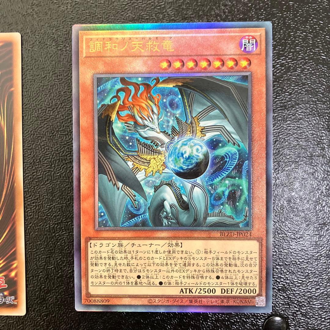 遊戯王 調和ノ天救竜レリーフ スカーレッド・ハイパーノヴァ・ドラゴン