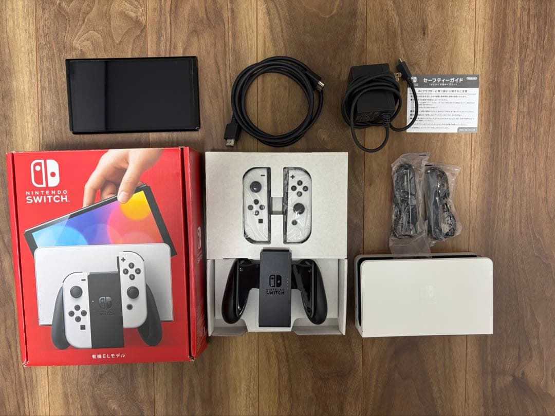Nintendo Switch　有機EL モデル　本体　付属品　外箱　完備　美品 Nintendo Switch 『中古』Nintendo Switch(有機ELモデル) Joy-Con(L