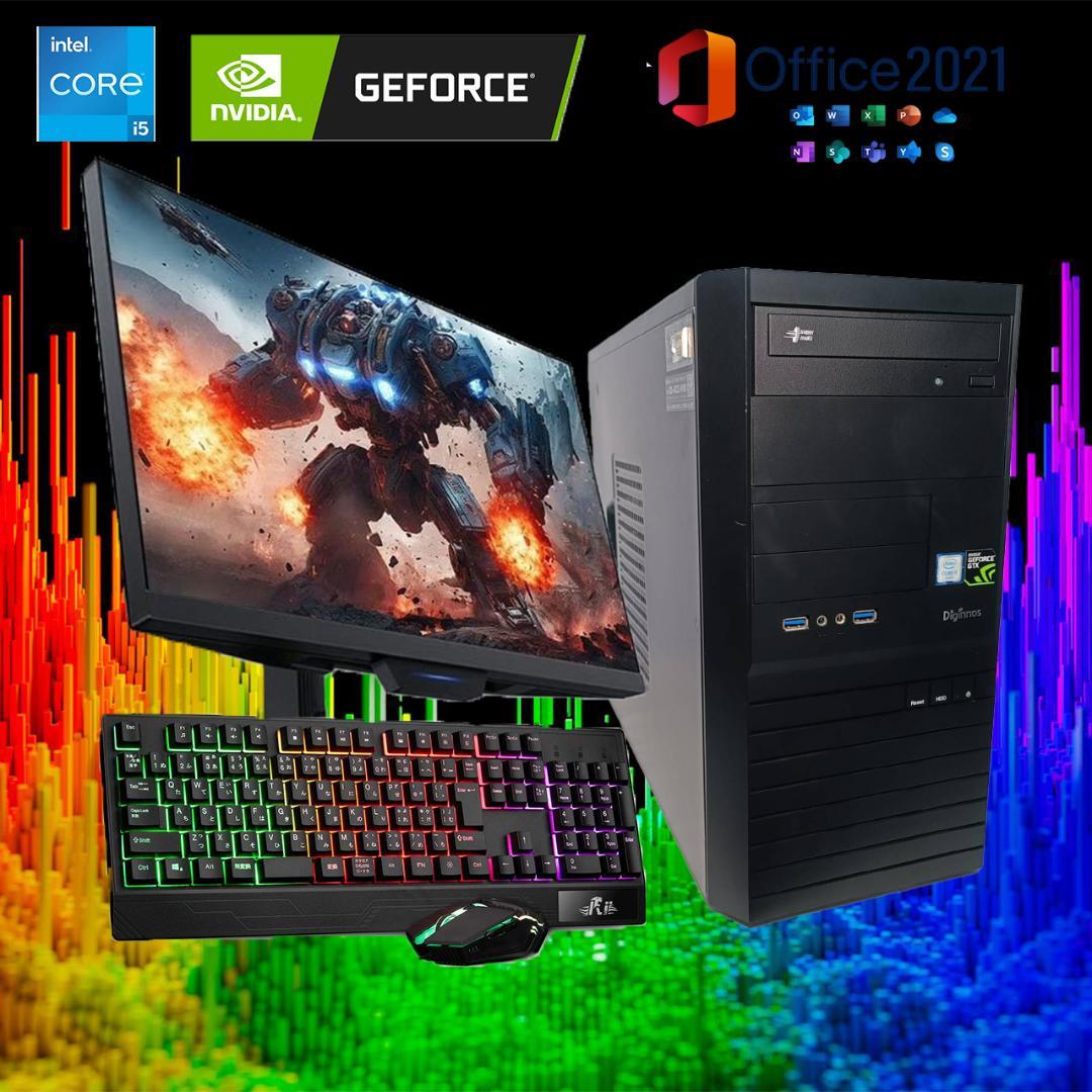 激安ゲーミングPCフルセット】i5 8500 GTX Office ドスパラ - メルカリ