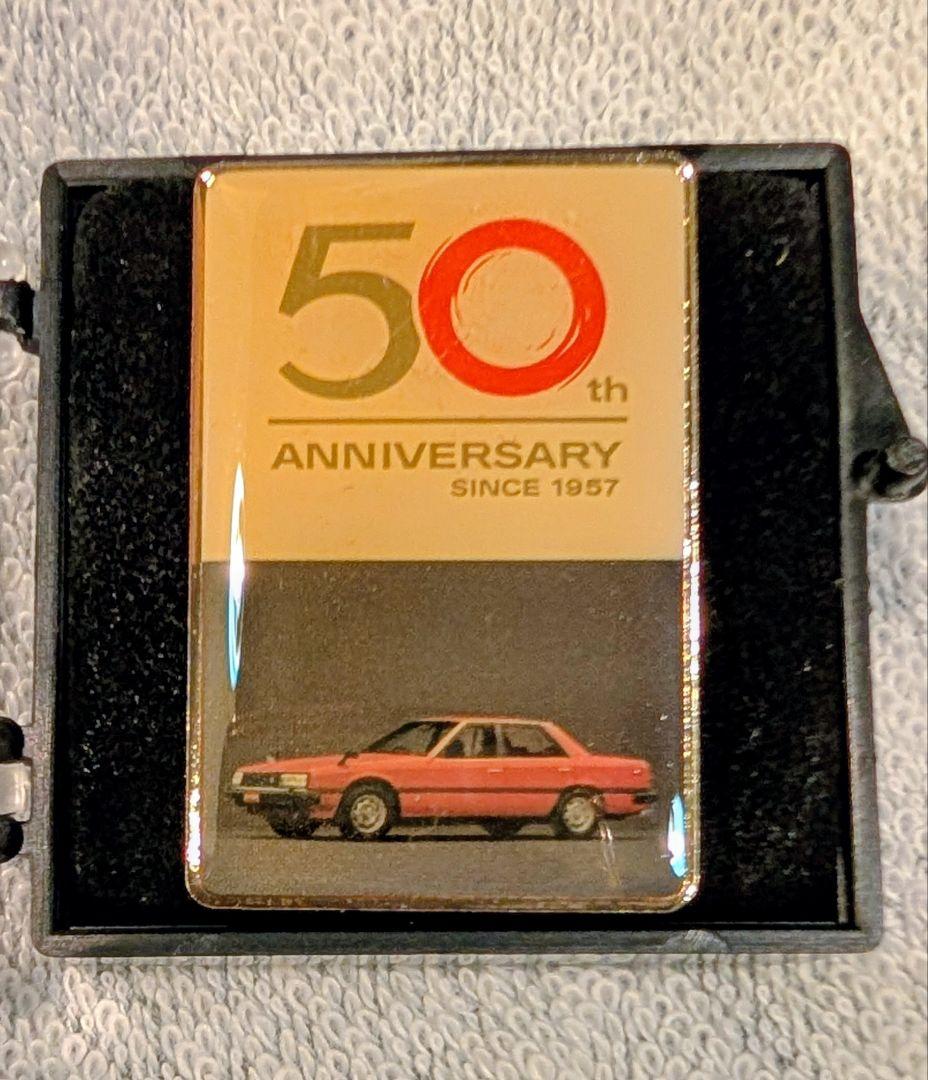 即購入OK】日産スカイライン☆50周年ピンバッジ - メルカリ
