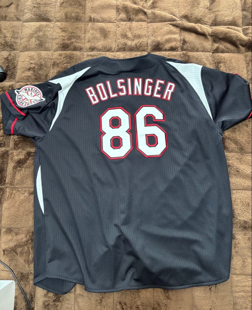 千葉ロッテマリーンズ ボルシンガー XLユニフォーム 1回のみ着用