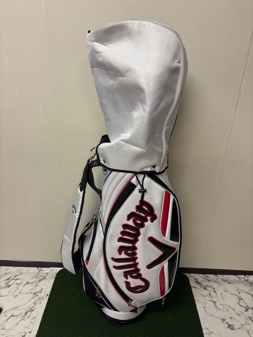 Callaway キャディバッグ ホワイト/レッド/ブラック Callaway（キャロウェイ） キャロウェイゴルフ Callaway Golf ツアー