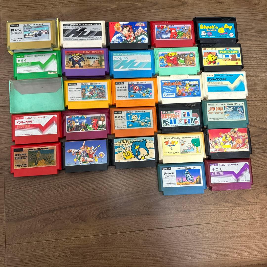 ファミコンカセット 27本まとめ売り - メルカリ