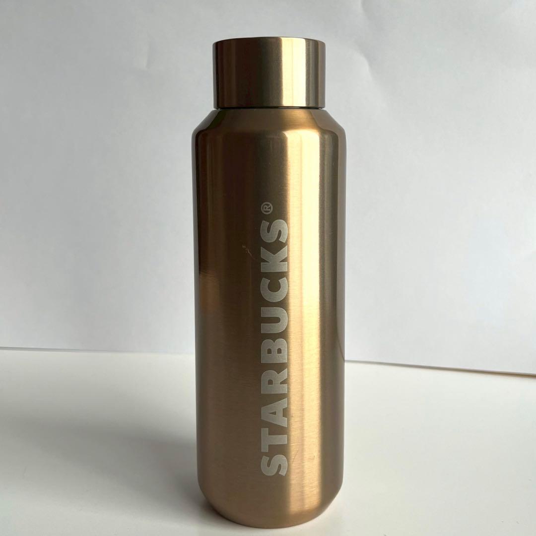 スターバックス 日本上陸25周年 ステンレスボトル ゴールド - メルカリ