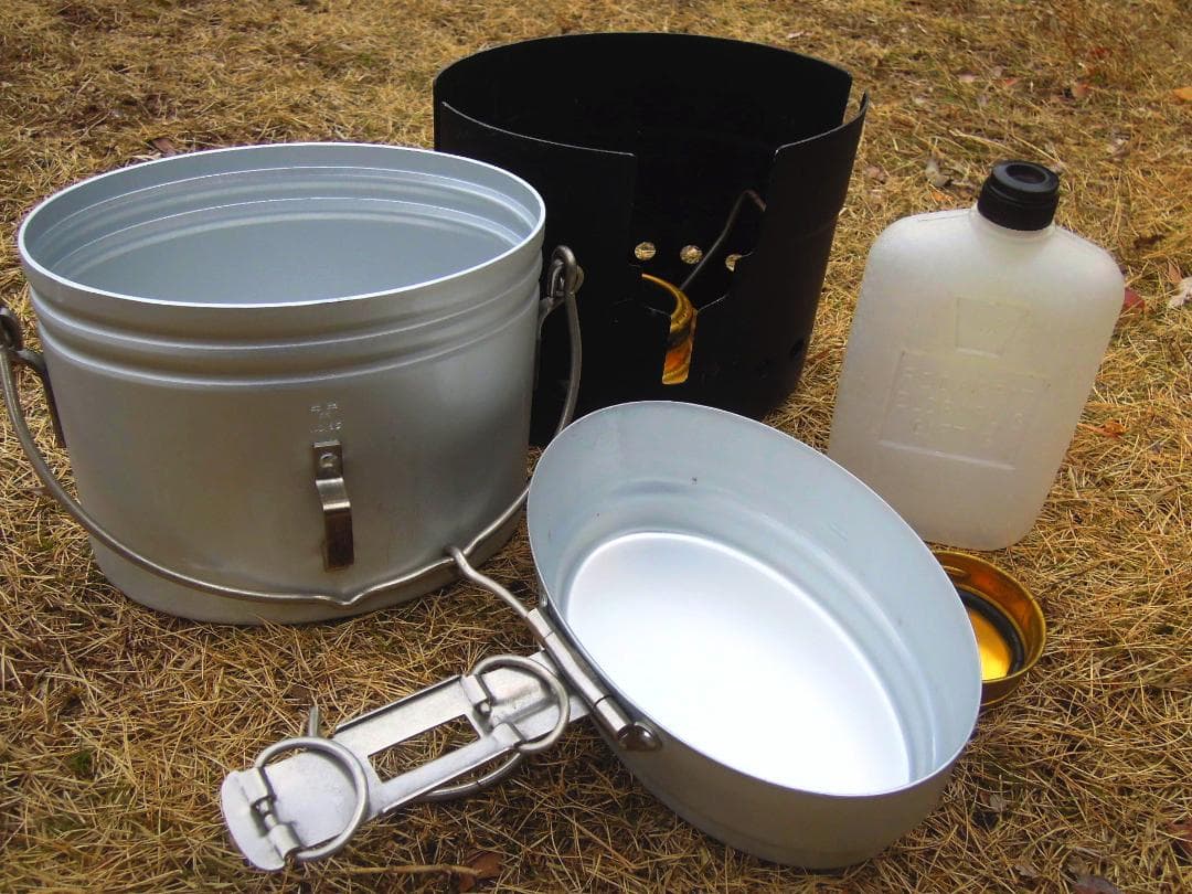 最終価格！ スウェーデン軍飯盒 メスキット NC66 無塗装アルミ 飯ごう
