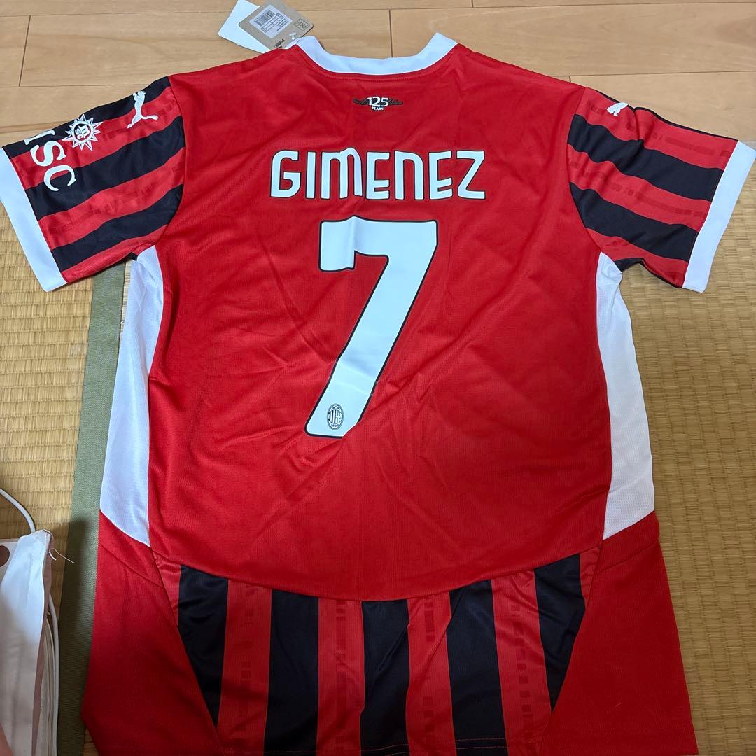 け*ー様 ACミラン Puma シャツ ヒメネス 7番 - メルカリ