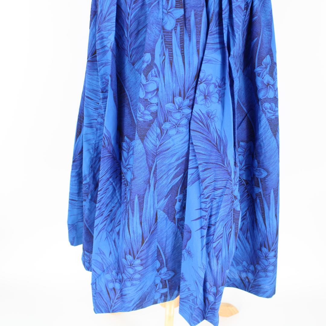 フラダンス用衣装 ハワイ製 ベロアドレス】CC FASHIONS ブルー - メルカリ