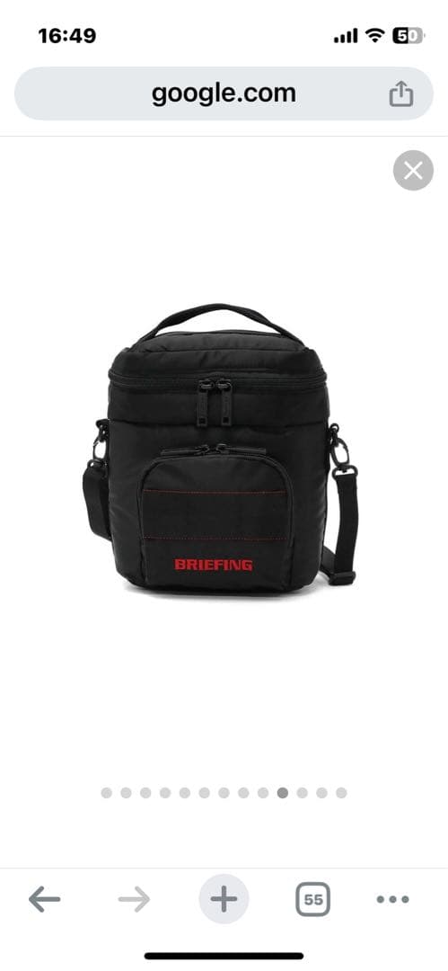 BRIEFING COOLER BAG S ECO TWILL クーラーバッグ BRIEFING GOLF - COOLER BAG S ECO TWILL | 保冷バッグ | ブラック