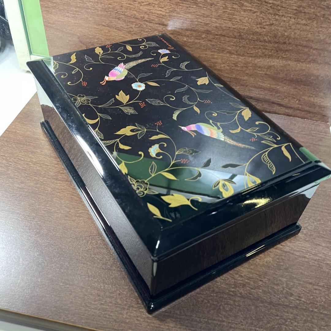 山中漆器 ミタニ】ジュエリーボックス 山本寛斎 オルゴール いとしの