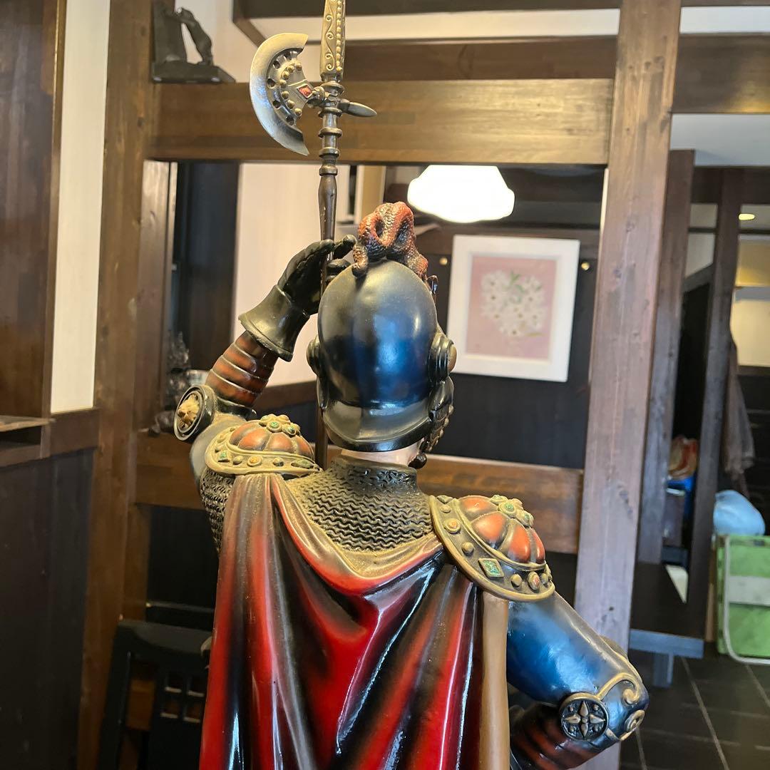 超特大騎士 アンティーク 置物