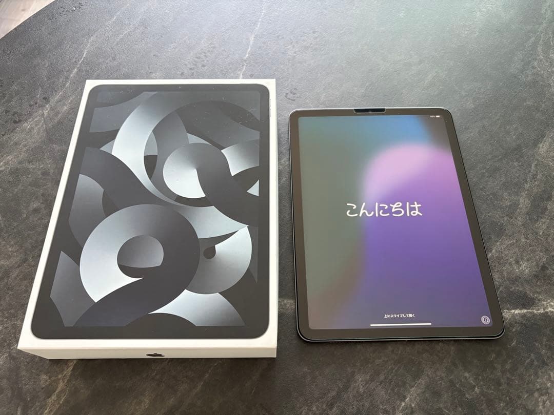 美品 iPad Air 第5世代 256GB Wi-Fi 箱有／バッテリー93% Apple iPad Air 10.9インチ 第5世代 Wi-Fi 256GB 2022年春モデル