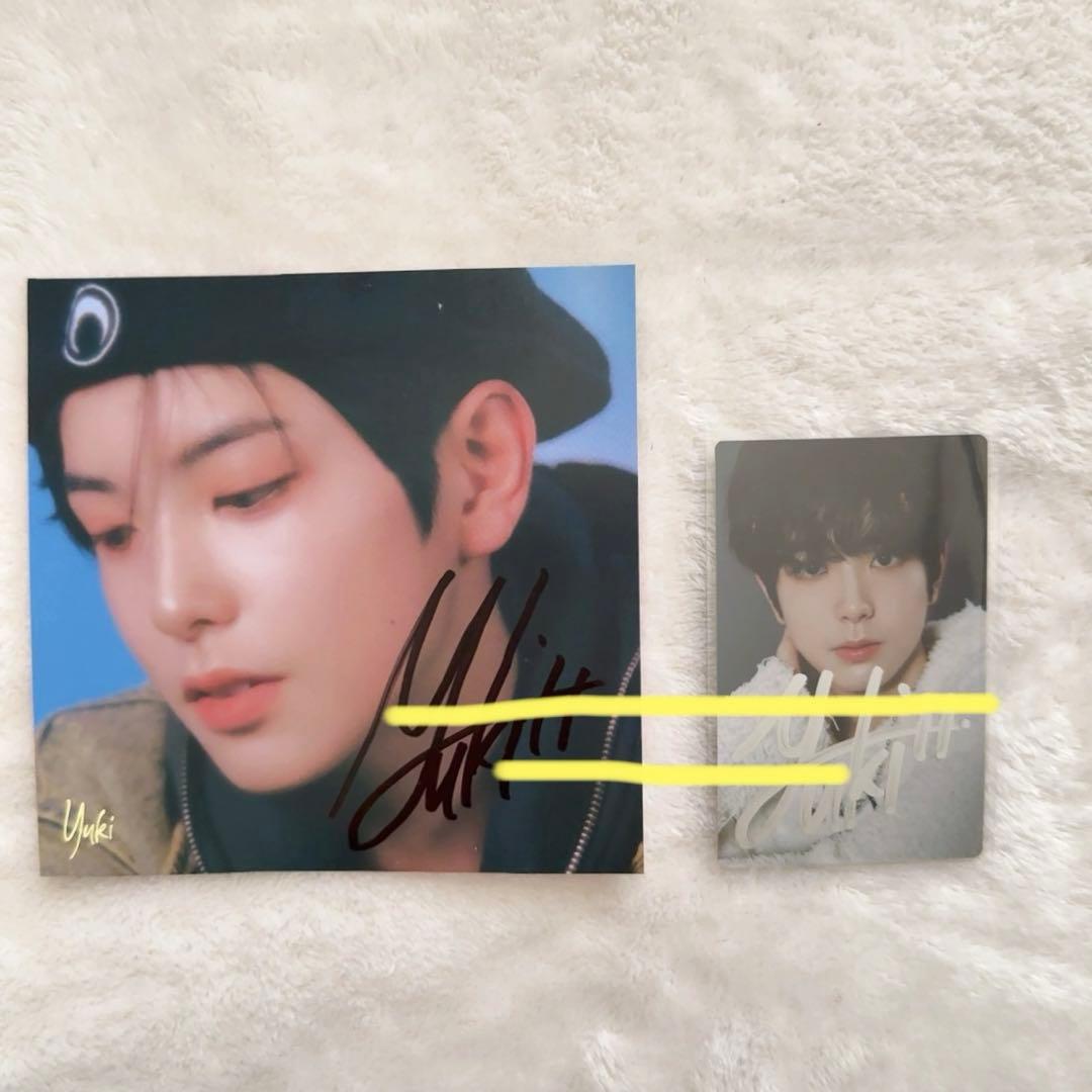 NEXZ YUKIサインFC特典 NEXZ YUKI ユウキ FC入会特典 直筆サイン入りトレカ ポスカ - メルカリ