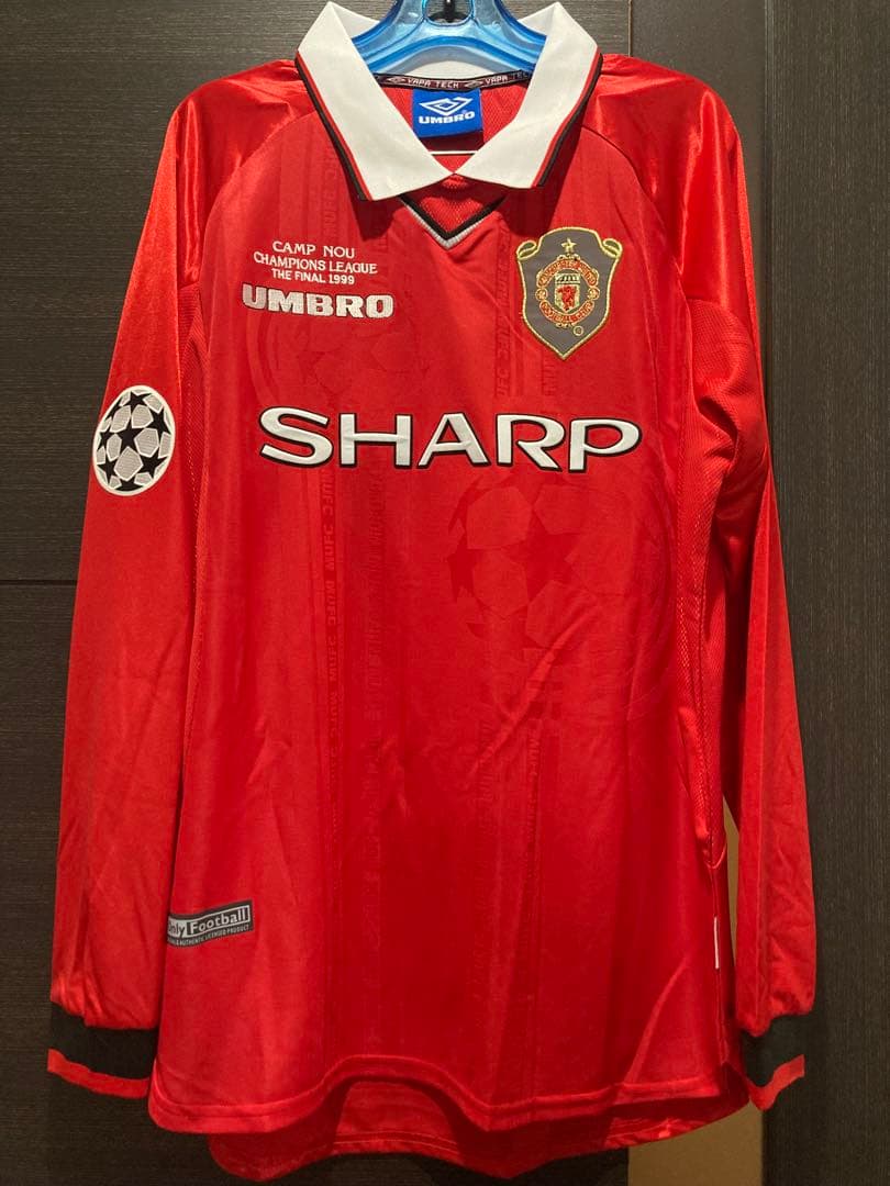 UMBRO マンチェスター・ユナイテッド シャツ BECKHAM 7 Manchester United 1996 Sharp Umbro David Beckham 7 Vintage