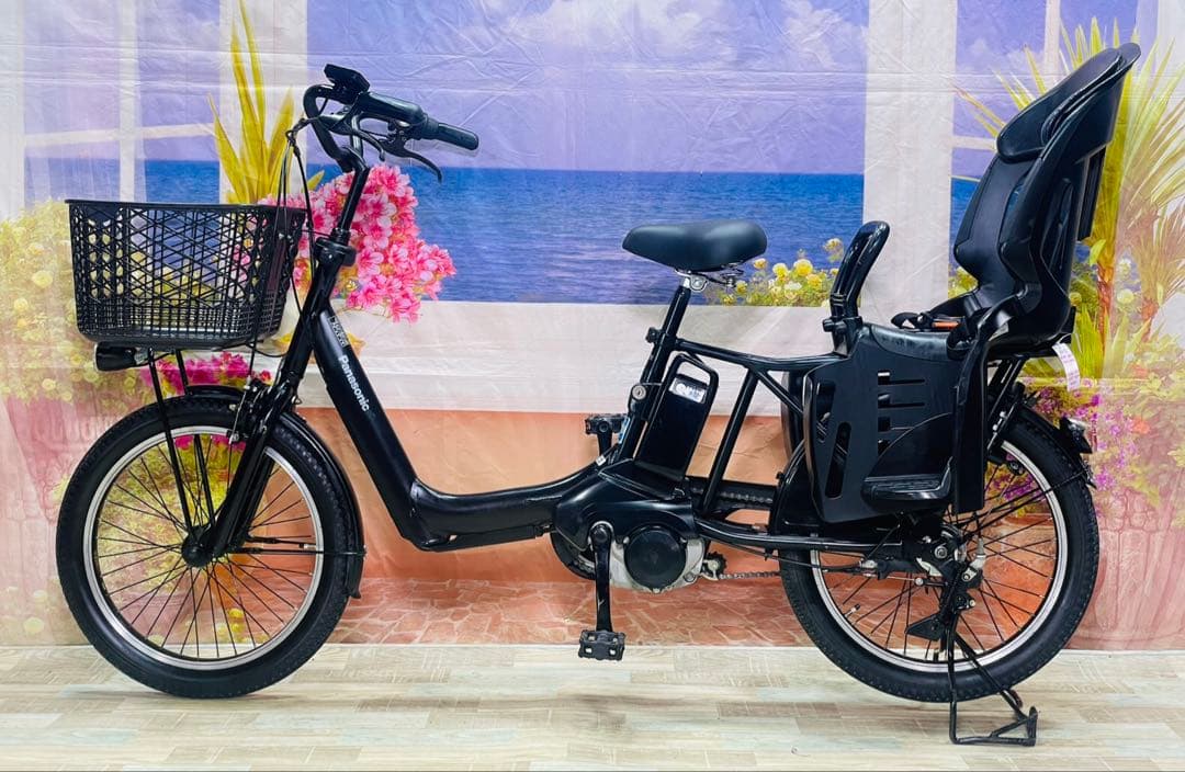 ギュットアニーズ⭐️16AH！パナソニック子供乗せ電動アシスト自転車