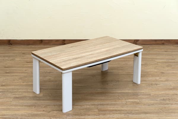 《新品・送料無料》折れ脚アンティークコタツ　90×50　BR/NA