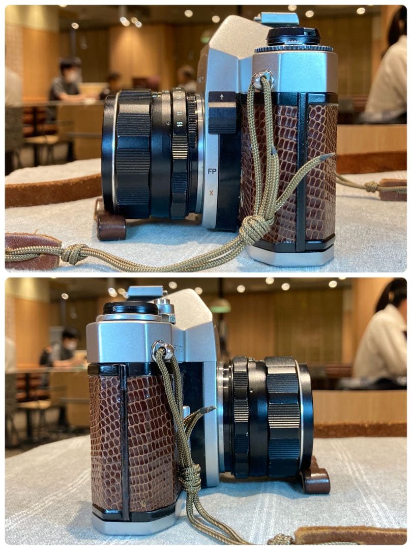 試写作例多数☆pentax spf☆リザード本革ブラウン☆美品＊完動品＊初期