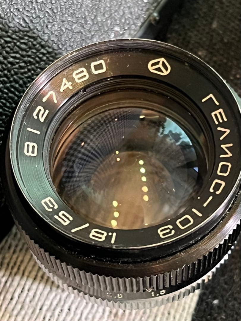 Kiev 4A ブラック+ レンズ＋フード＋革ケース付き - メルカリ