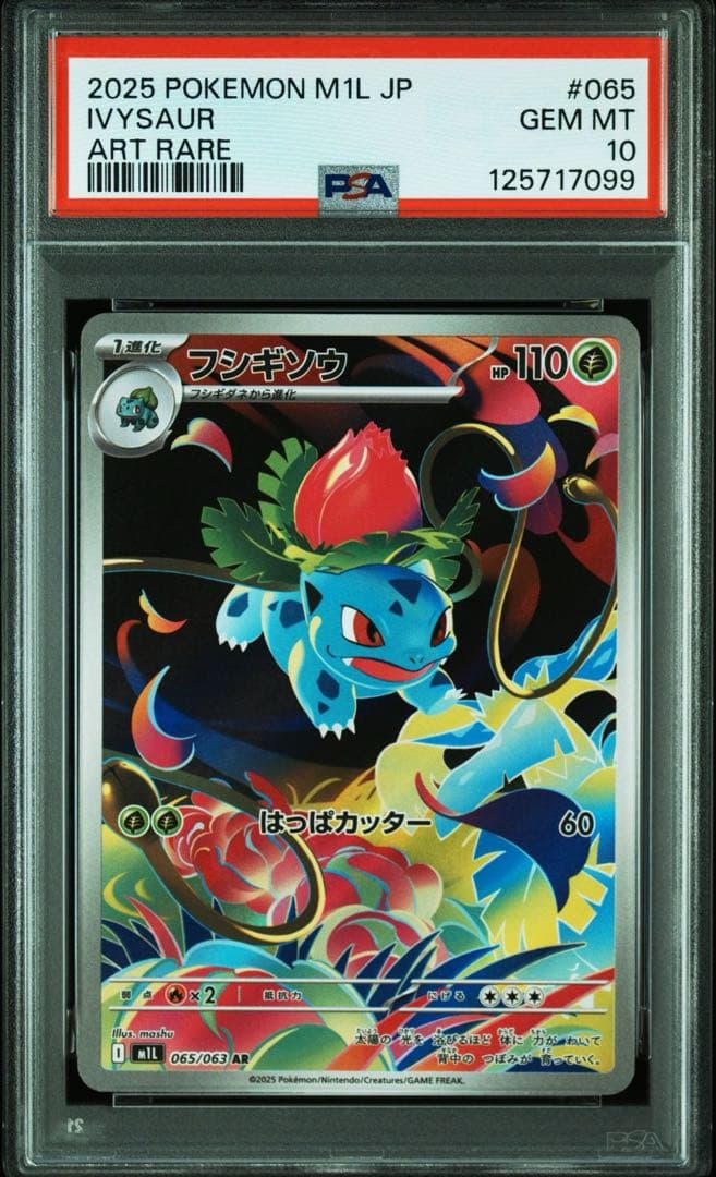 PSA10】連番 フシギダネ フシギソウ メガフシギバナex SAR AR