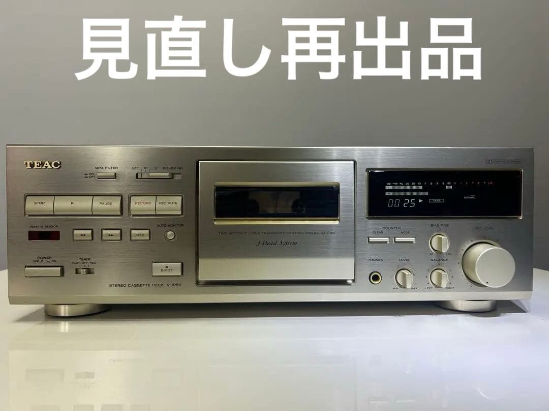 TEAC V-1050 カセットデッキ 【見直し再出品】 - メルカリ