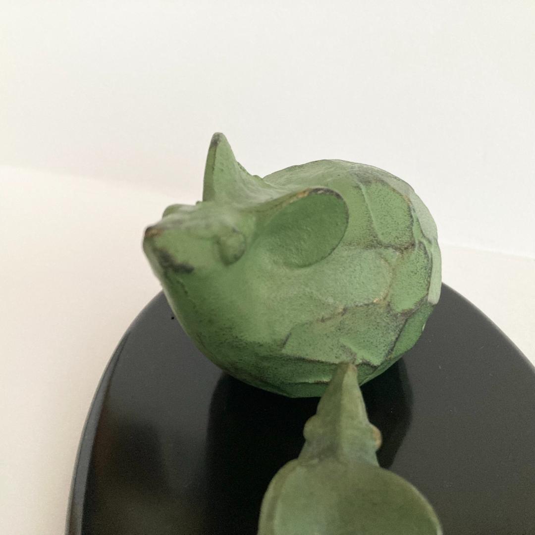 美品】三枝惣太郎 干支の置物 彫刻 ねずみ/子 - メルカリ