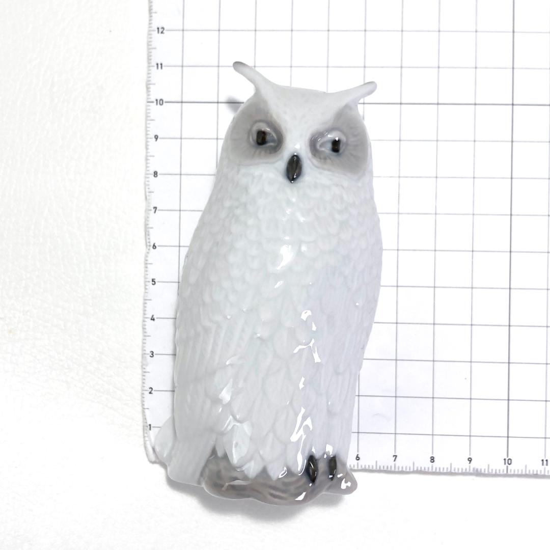 美品・箱付き】ロイヤルコペンハーゲン／白ミミズク フィギュリン／440