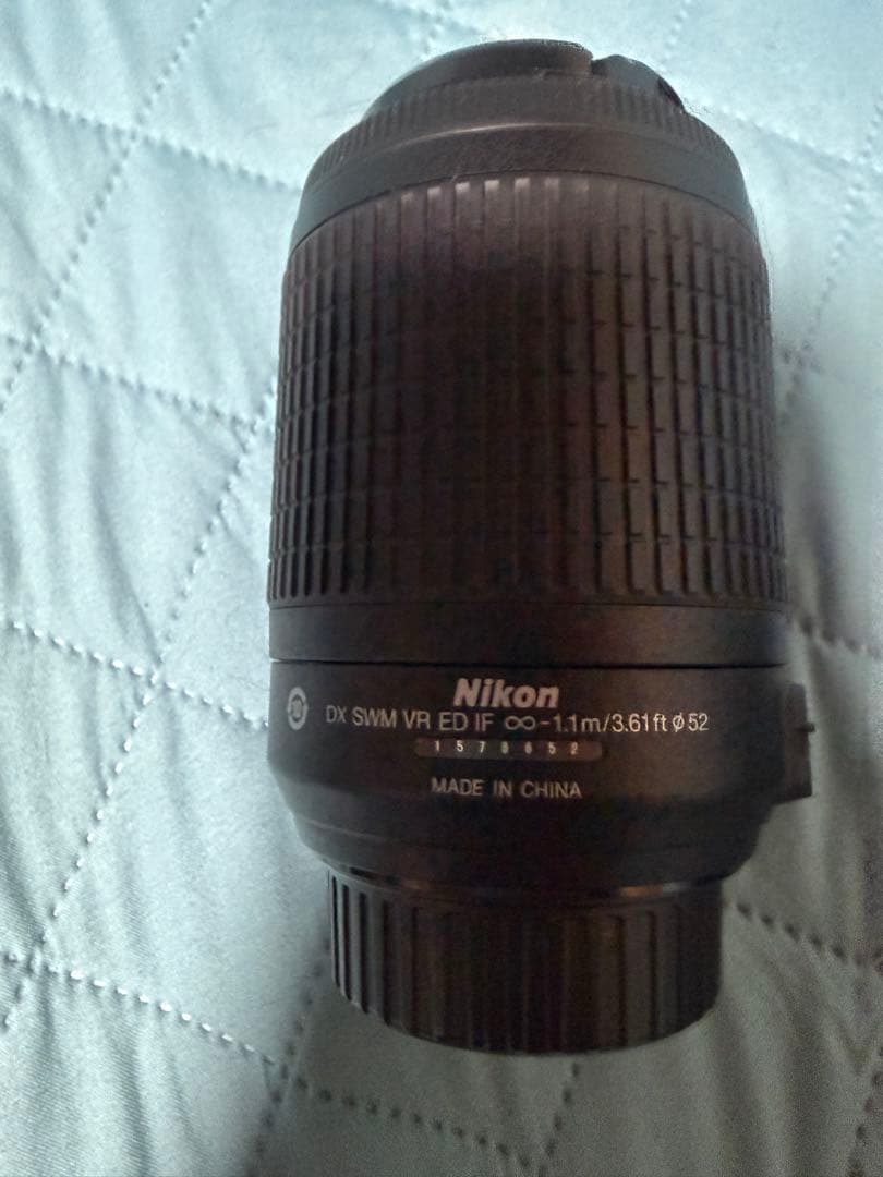 Nikon 望遠ズームレンズ 55-200mm フード フィルター付 - メルカリ