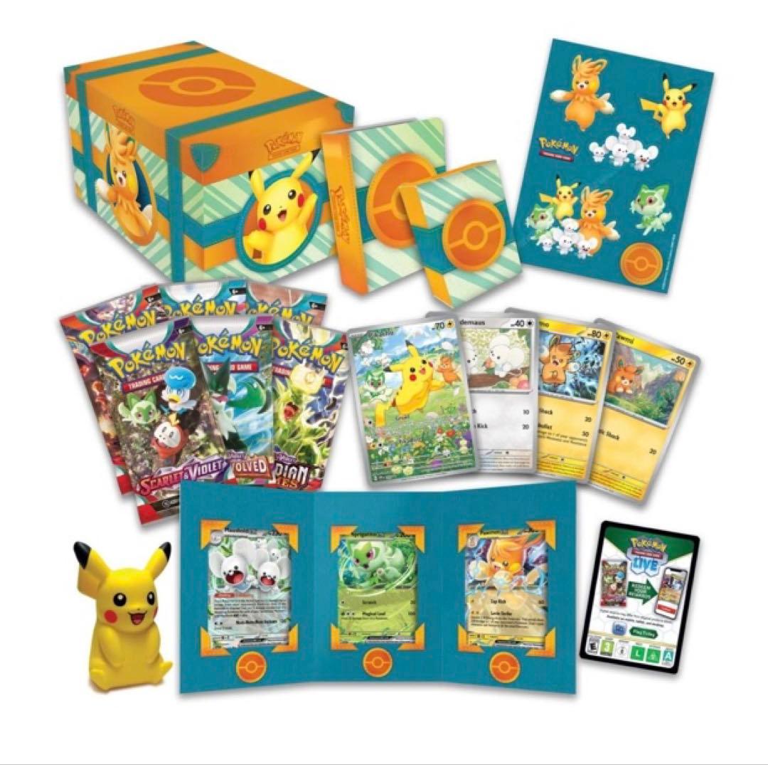 シュリンク付 ポケカ パルデア アドベンチャーズ チェスト プロモ