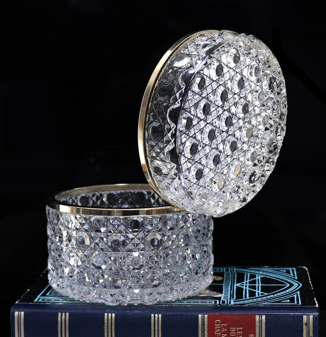 オールド・バカラ レア型 1.1kg 大型 ディアマン・ピエーリー 丸型 宝石箱
