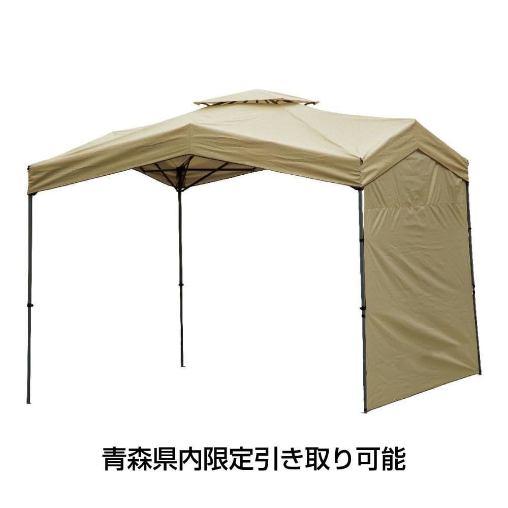 四角形タープ ベンチレーション付き FIELDOOR（フィールドア） | スクエアタープ 遮光PUコーティング