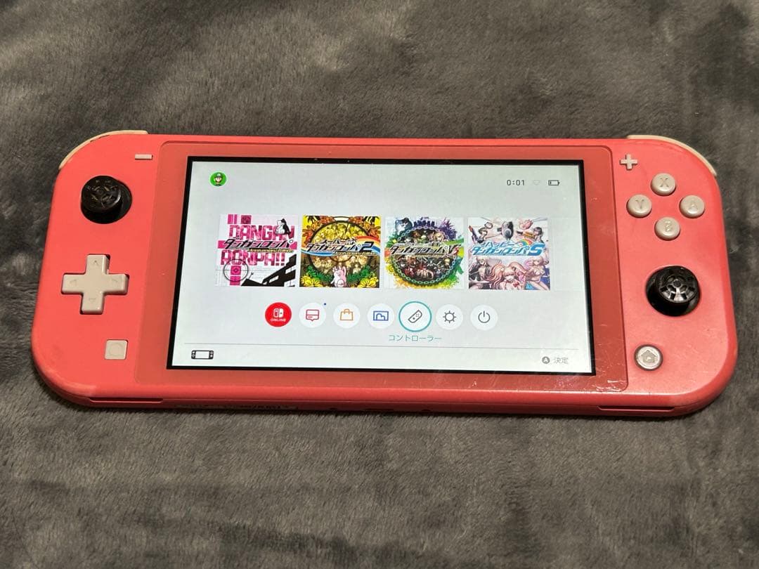 ジャンク品】NintendoSwitchLite コーラル Switch light スイッチライトス