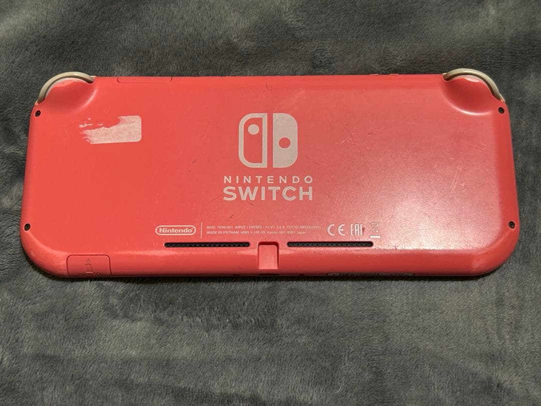 ジャンク品】NintendoSwitchLite コーラル Switch light スイッチライトス