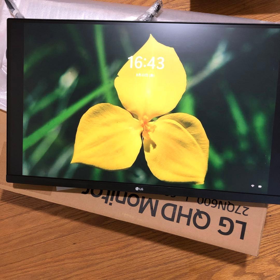 LG 2K 27インチモニタ 22年9月製造 27QN600 2798時間 - メルカリ