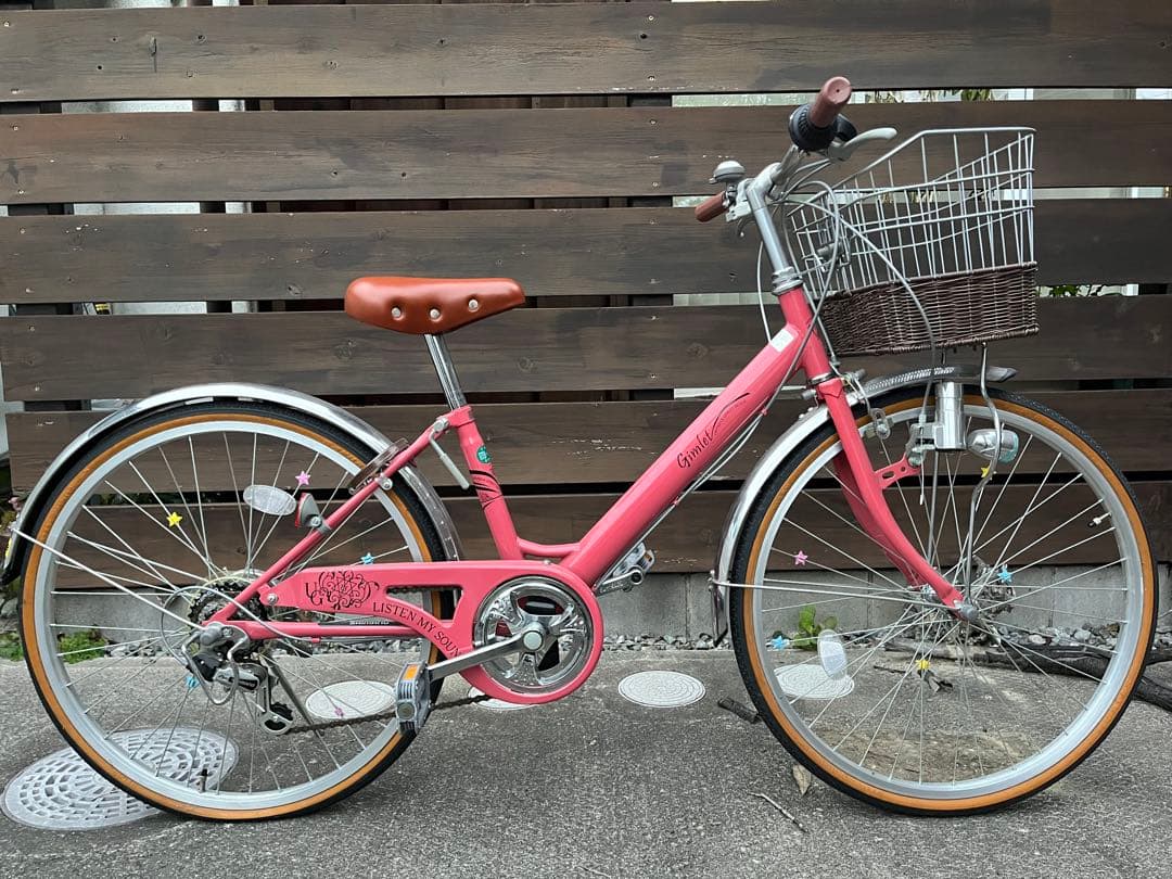 【引き取り可能の方のみ】子供用自転車 ピンク フロントバスケット付き あさひ（asahi） 3/8はストアポイント2倍「あさひ」スタイルラボ KIDS