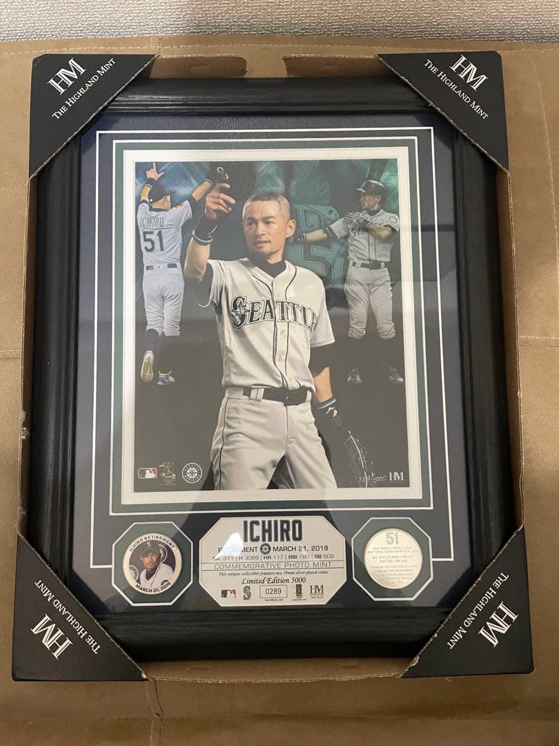 祝 日米 殿堂入り イチロー 選手 引退記念 フォトフレーム - メルカリ
