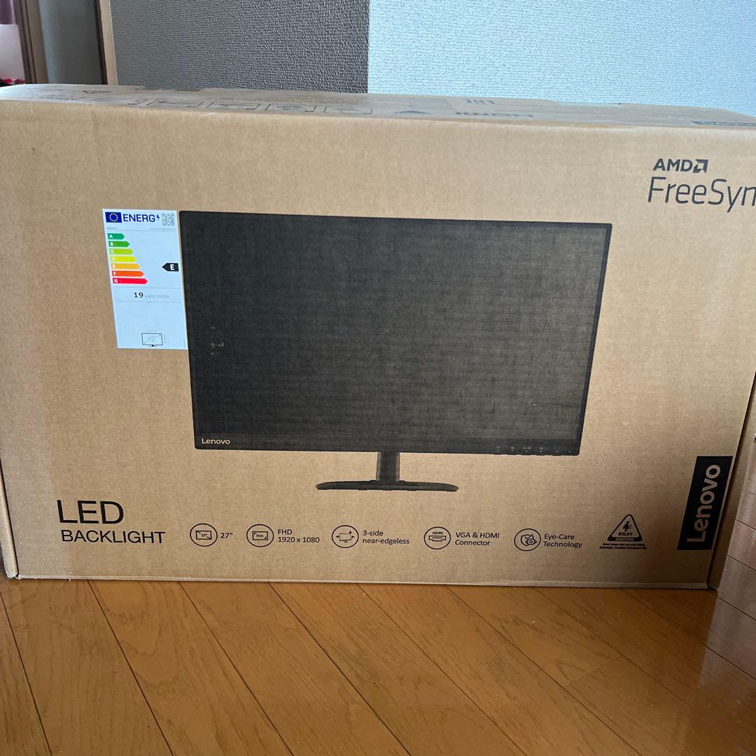 美品 Lenovo 27インチ モニター Switch2 PS5 プラグ付き SIE、DualSense充電フック付きのPlayStation純正27型QHDゲーミング