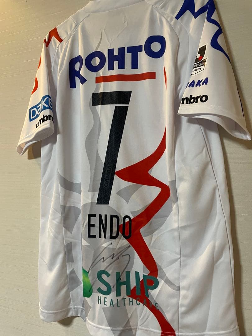 サイン入り 遠藤保仁 ガンバ大阪 2019 エキスポユニフォーム expo 19